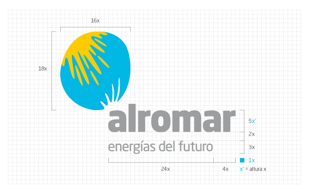 construcción del logotipo