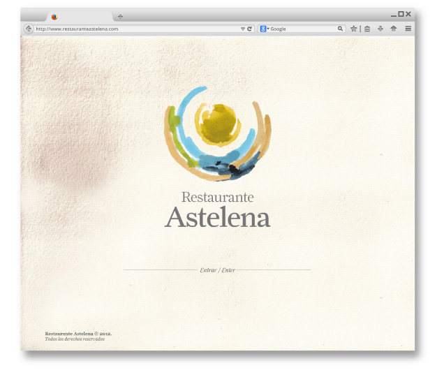 web del restaurante astelena